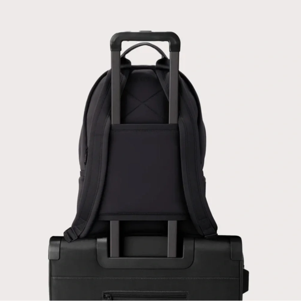 Dagne Dover Dakota Neoprene Backpack size medium in black - Picture 3 of 9
